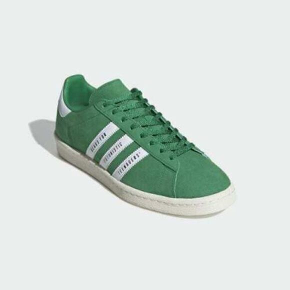 Adidas Original's Men's Campus Human Made Sneaker Green Suede White Stripes 12 - Picture 4 of 11